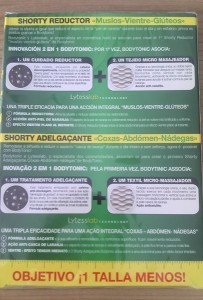 shorty reductor anticelulitico garnier bodytonic