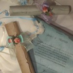 pergamino detalle boda