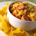 salchichas gratinadas