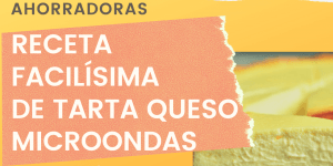 Tarta de queso en microondas facil