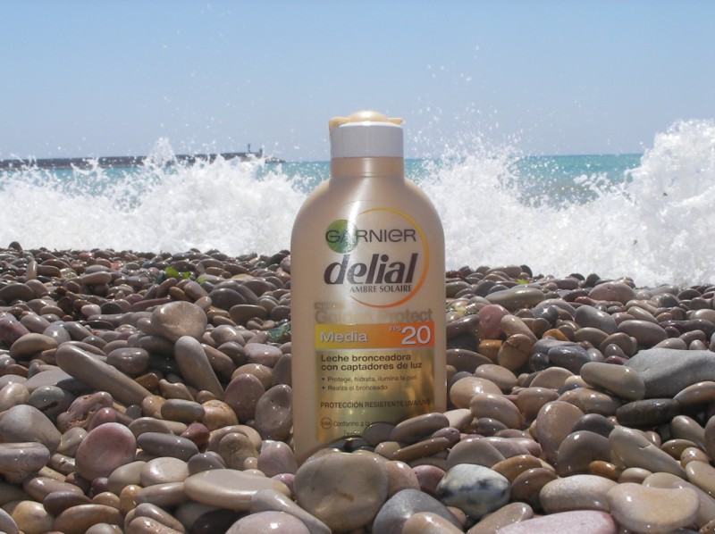 Leche bronceadora Delial Garnier Golden protect Leche bronceadora Delial Garnier Golden Protect