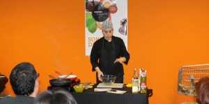 Iciar explicando las recetas