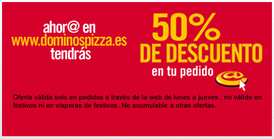 descuentos domino's pizza, descuentos dominos pizza, ofertas dominos pizza, ahorradoras, ahorradoras.com