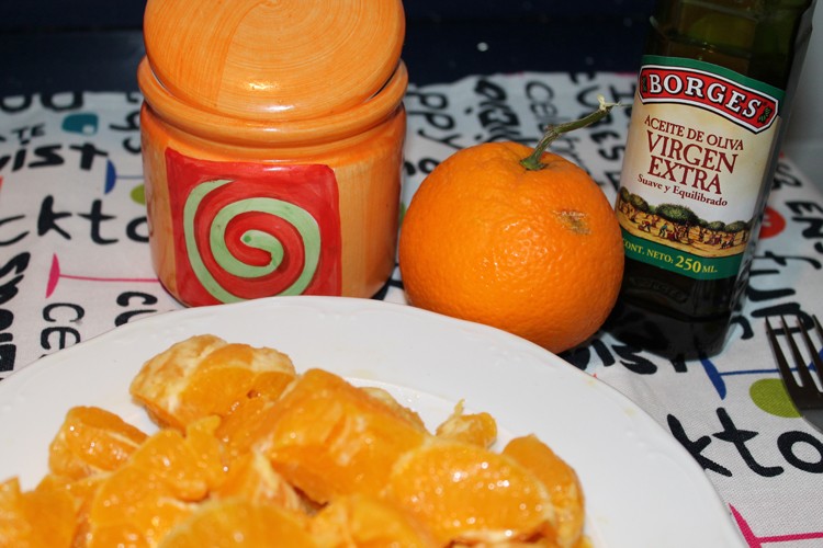 Receta de naranjas con aceite y sal