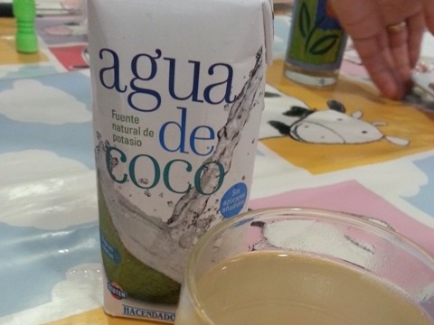 Agua de coco de Mercadona