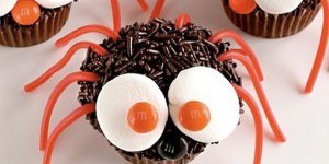 cupcake halloween araña