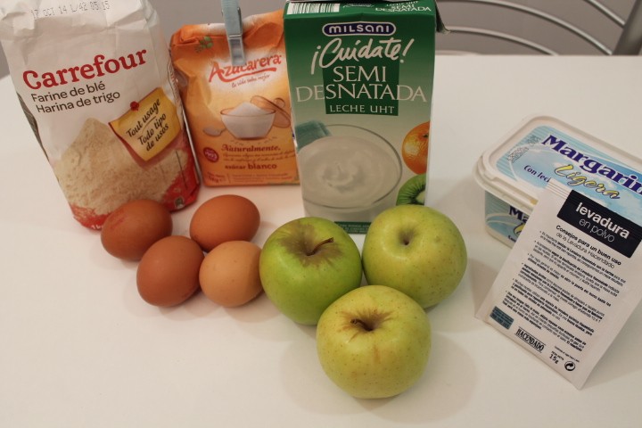 ingredientes tarta de manzana