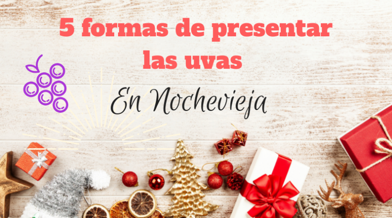 Descubre estas 5 formas diferentes de servir las uvas en Nochevieja para destacar y conseguir que cada año las presentemos de manera diferente.