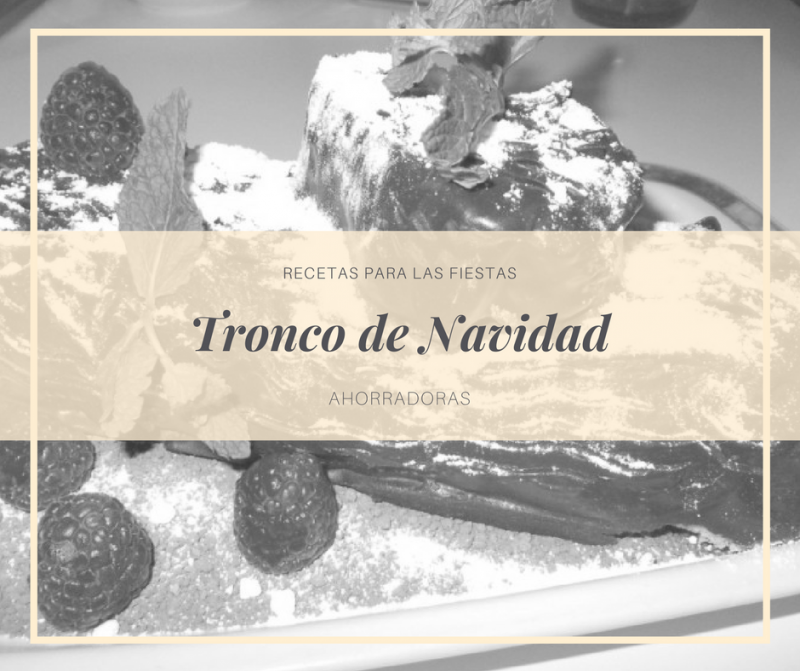 Postres para las fiestas: Tronco de navidad