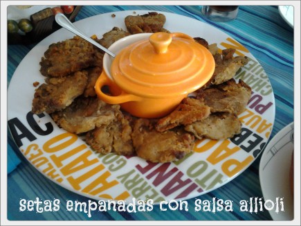 receta setas empanadas