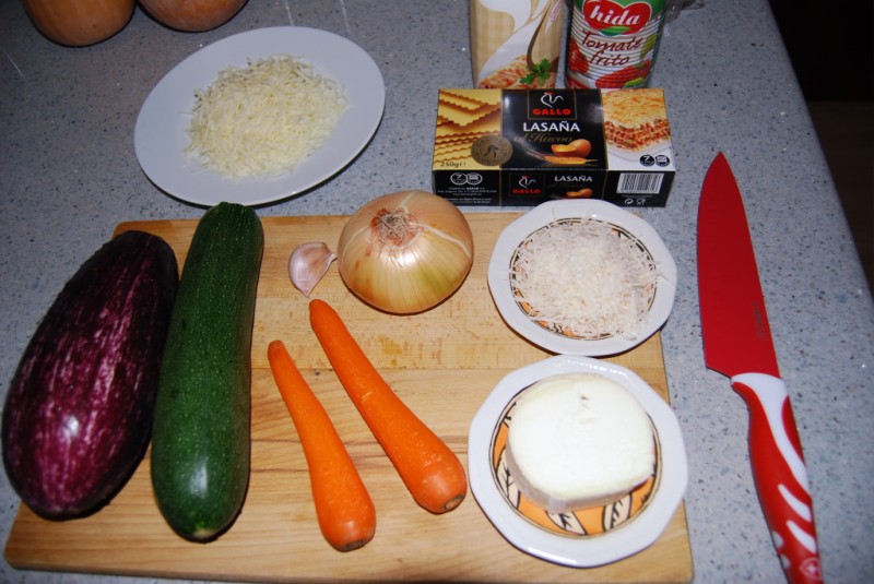 receta lasaña de verduras