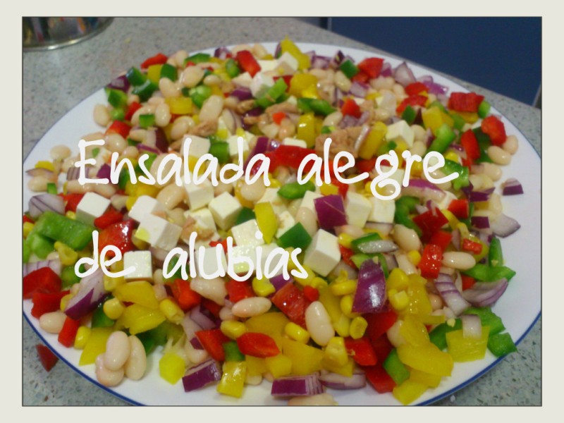 receta ensalada de alubias