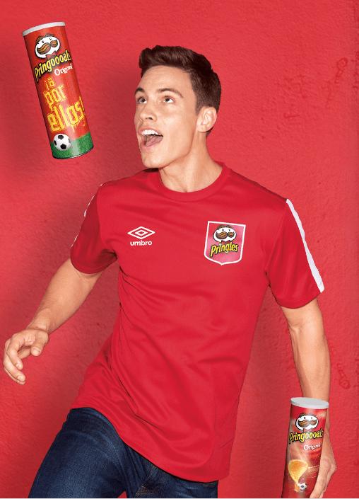 Camiseta de fútbol Umbro gratis con Pringles