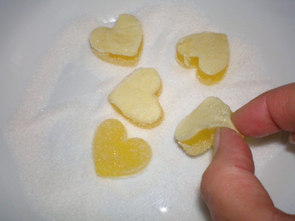 receta gominolas de limón