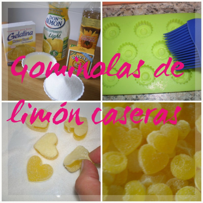 Gominolas de limón caseras