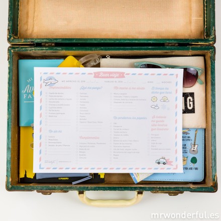 lista equipaje preparar maleta