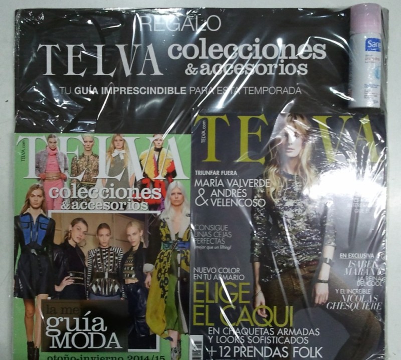 Revista Telva regalos Septiembre 2014