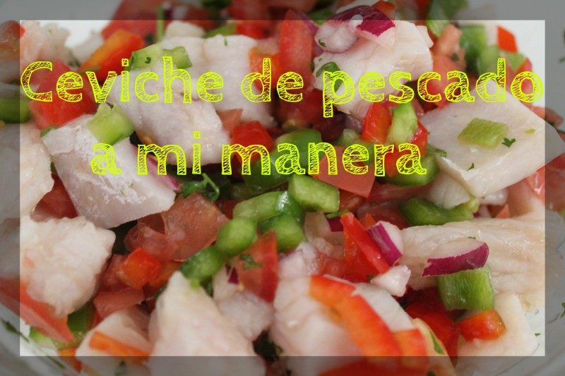 Disfruta con esta receta de ceviche o cebiche de pescado elaborado a mi manera a partir de las recetas tradicionales de América Latina. ¡Espero que te guste!