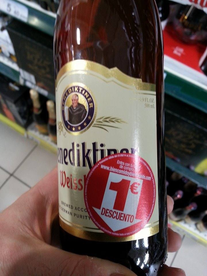 Reembolso cerveza Benediktiner