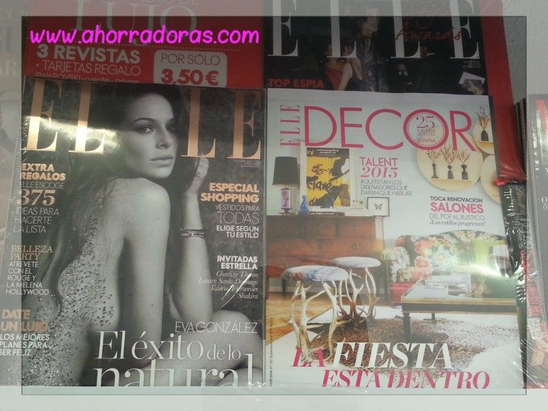 Regalos revistas Diciembre: Elle