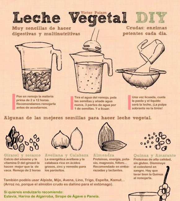 leches vegetales