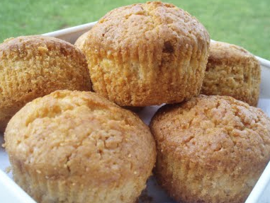 muffin de turrón
