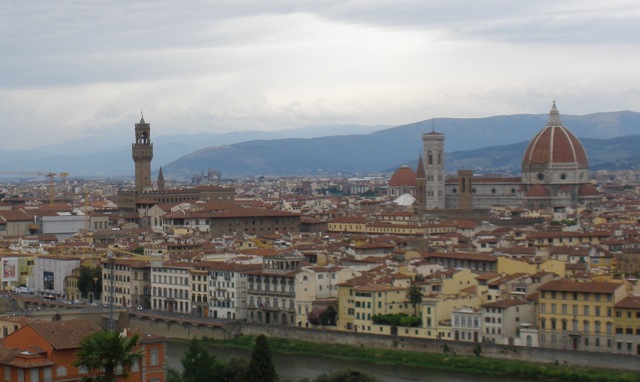 Plaza de Miguel Ángel en Florencia