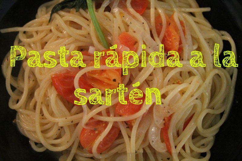 Pasta rápida a la sartén