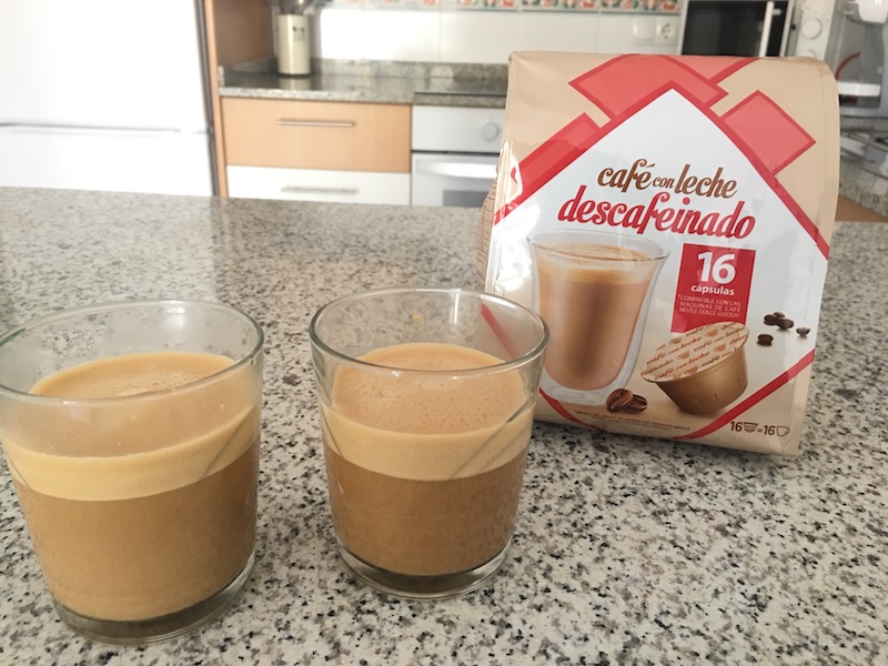 Hacendado Cafe capsula cafe con leche (compatible cafetera dolce
