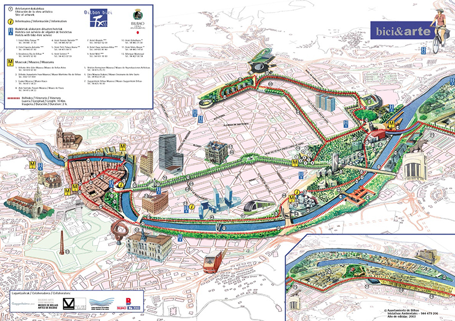 ruta en bici en bilbao