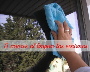 5 errores cuando limpiamos ventanas