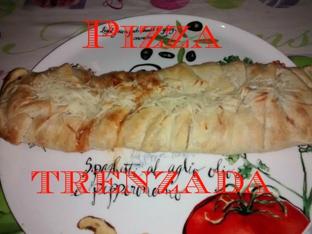 Pizza trenzada