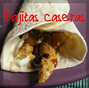 Receta de fajitas caseras