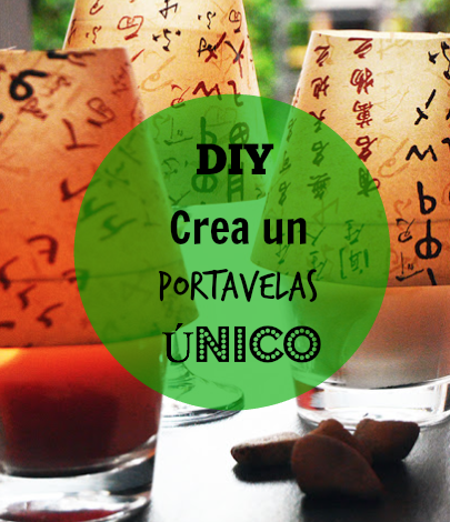 DIY: Crea un portavelas único