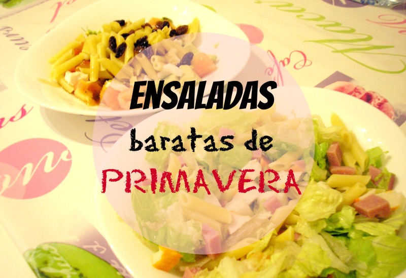 Ensaladas baratas de primavera
