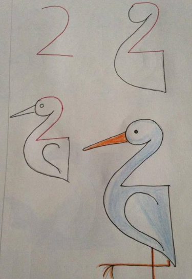 Cómo dibujar animales y barcos con números › 