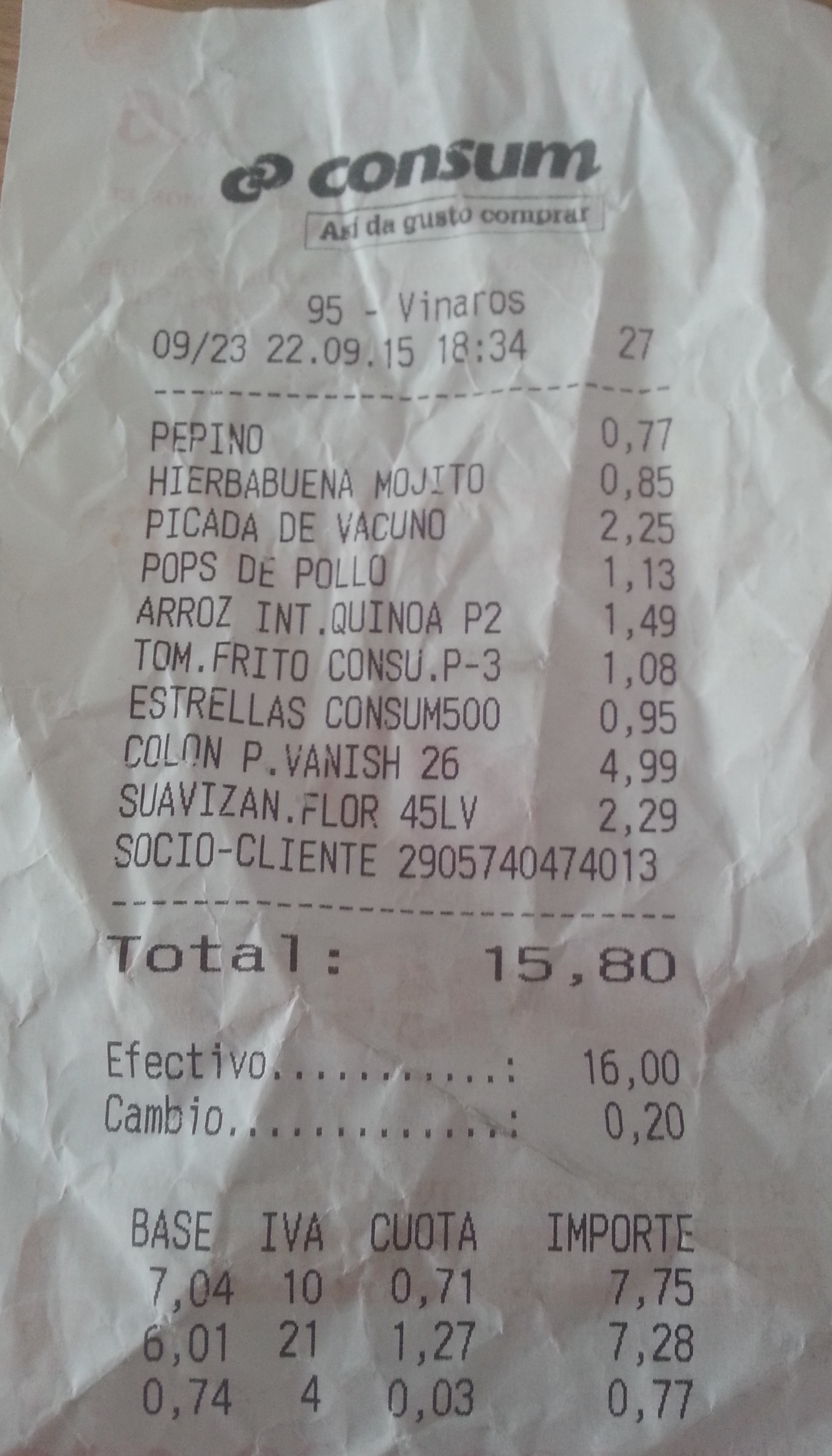 Ticket compra consum ahorradoras