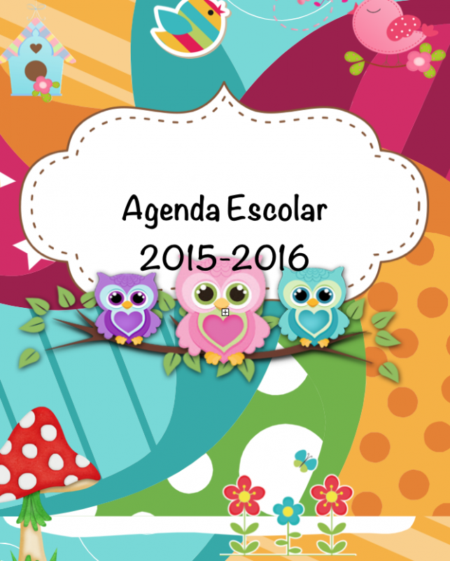 Agendas escolares gratis para imprimir