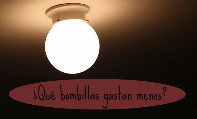 ¿Qué bombillas gastan menos?