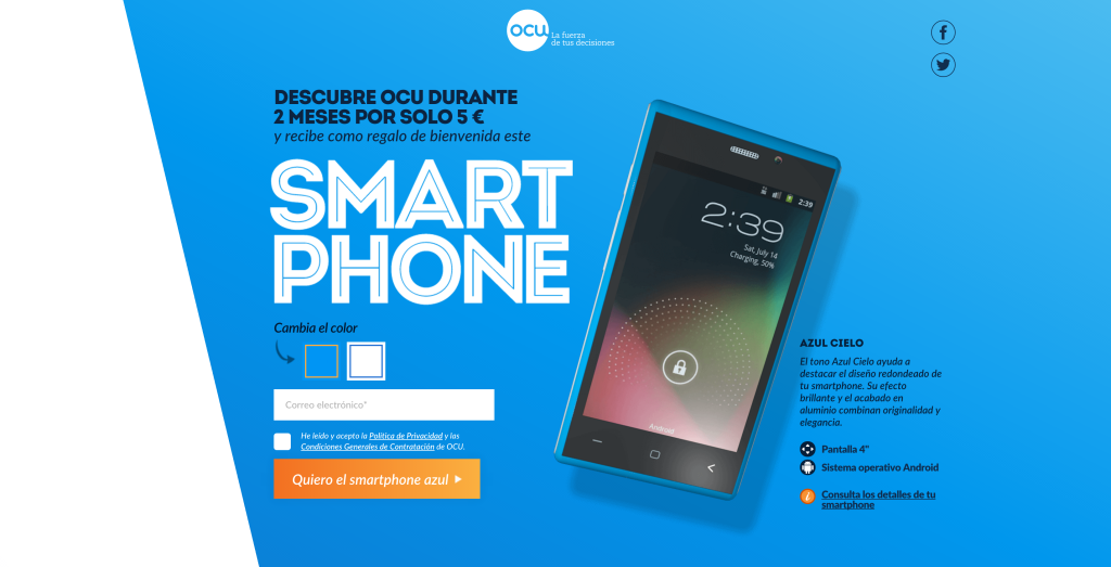 SmartPhone gratis OCU