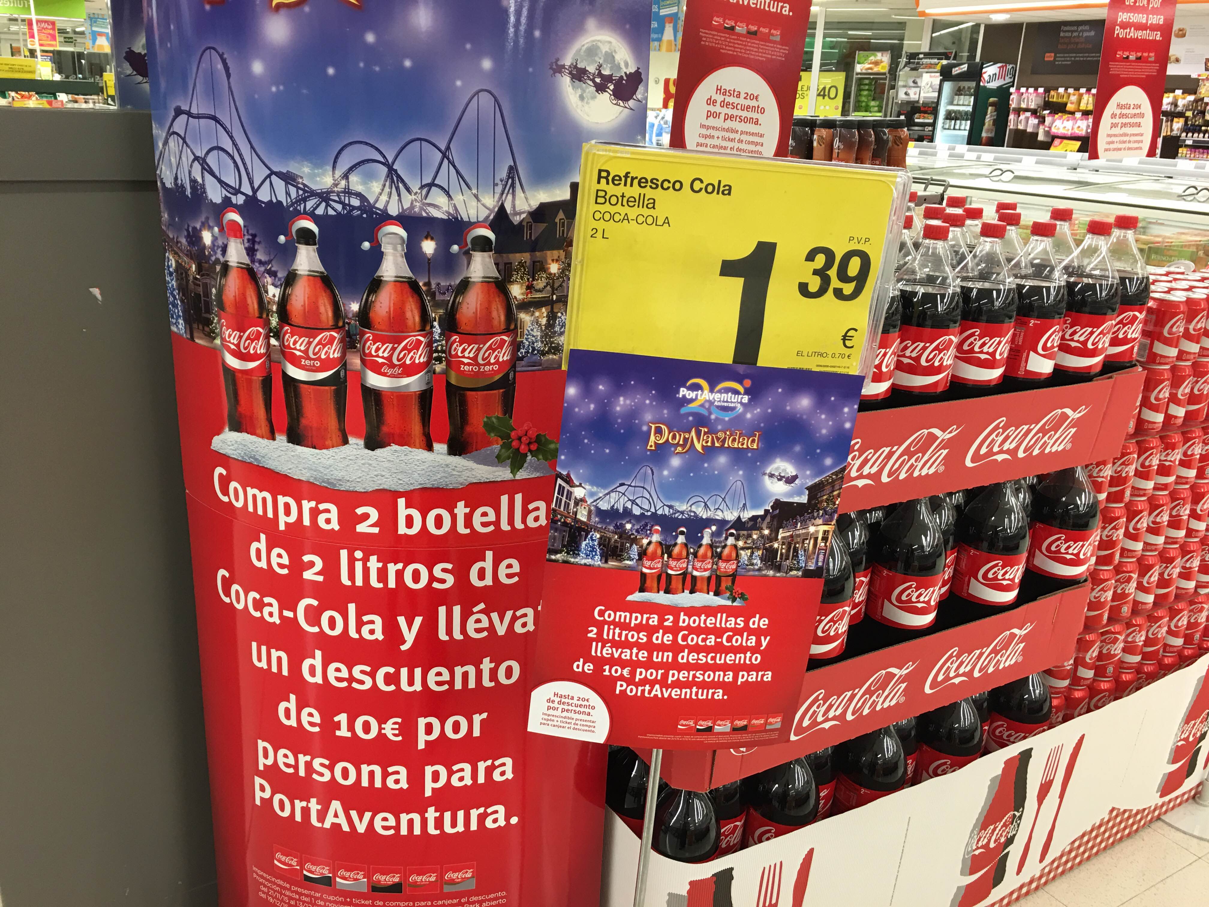 Descuento para Port Aventura con Coca Cola