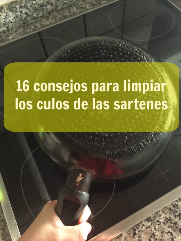 Cómo limpiar las sartenes por debajo