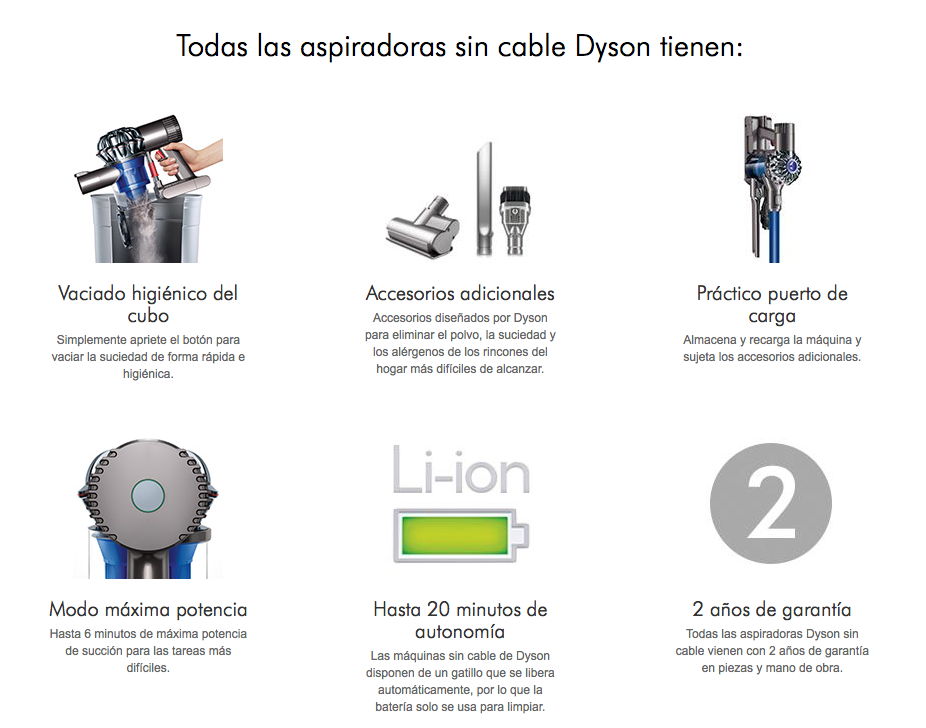 Dyson V6, la aspiradora sin cables