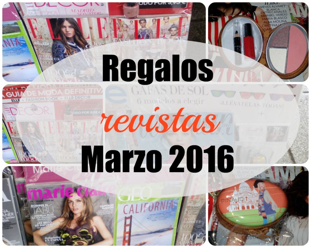 Regalos revistas Marzo 2016