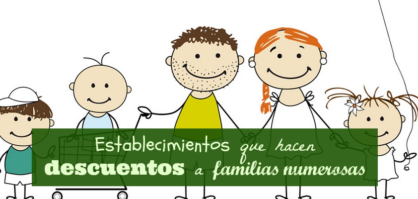 Descuentos para familias numerosas