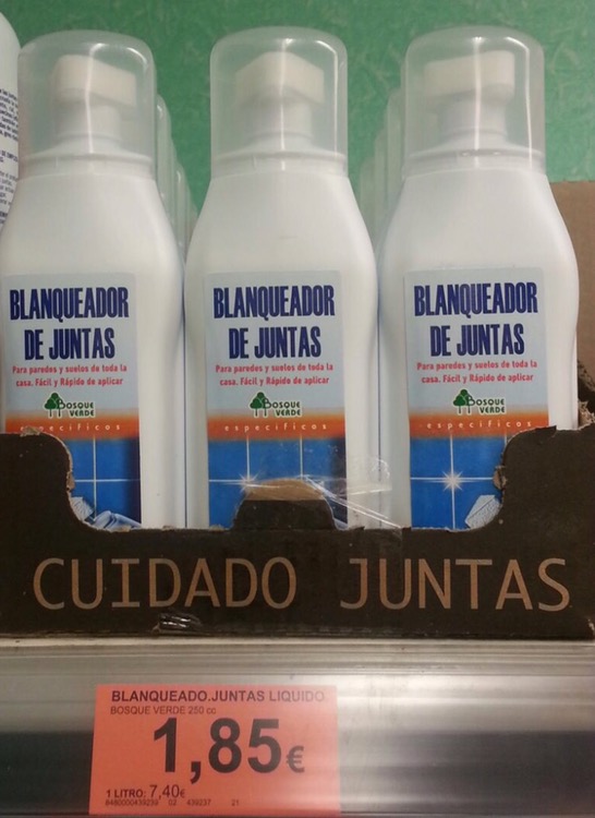 Blanquear Juntas. Mercadona. #mercadona #blanquearjuntas 