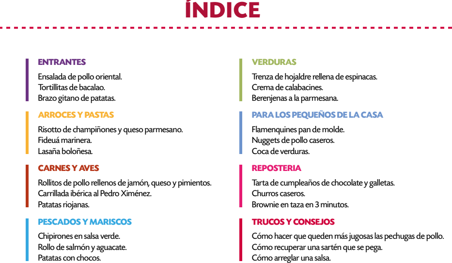 Descarga el recetario gratis de La Masía