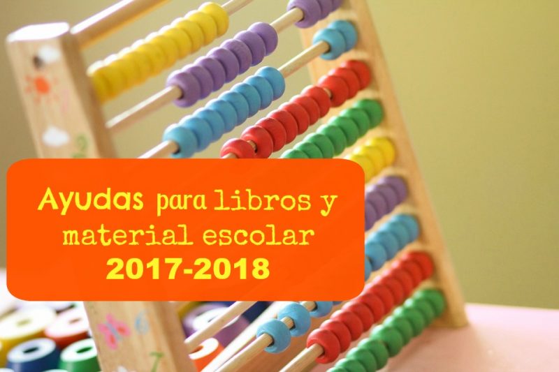 Ayudas para libros y material escolar 2017-2018
