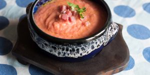 Salmorejo ligth de manzana