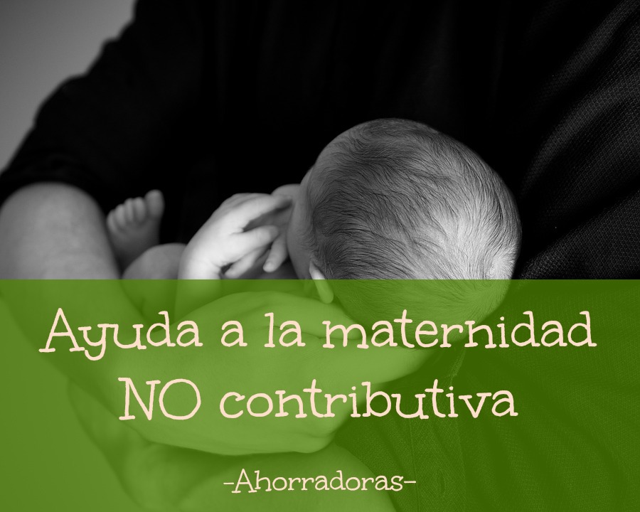 Ayuda a la maternidad NO contributiva